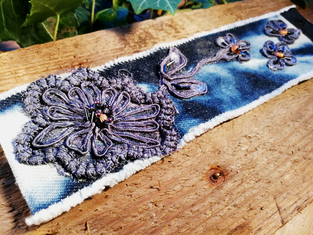 DENIM VINTAGE FLOWER 